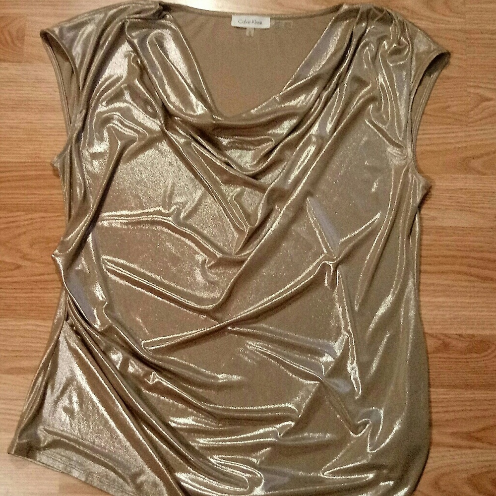 Gold CK shirt!